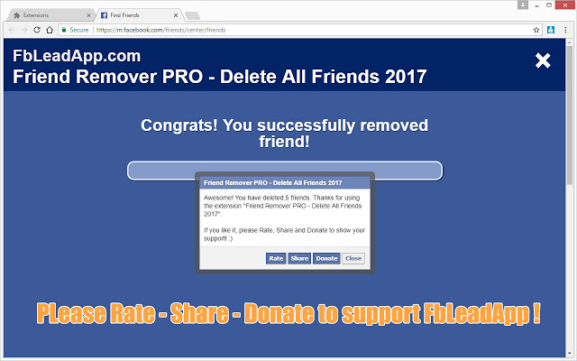 社交 Friend Remover Pro Delet Chrome插件下载 Lskyf