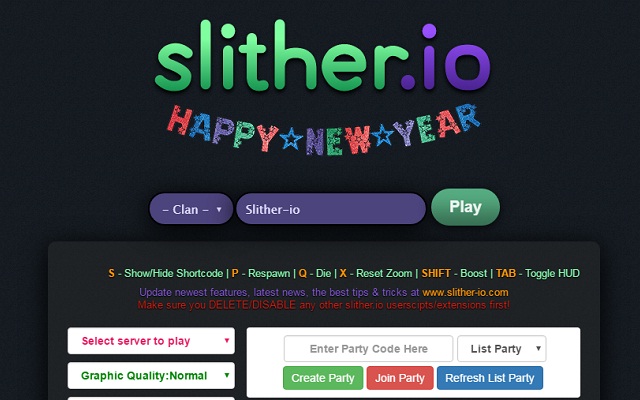 Play with Slither.io Mods for Google Chrome
